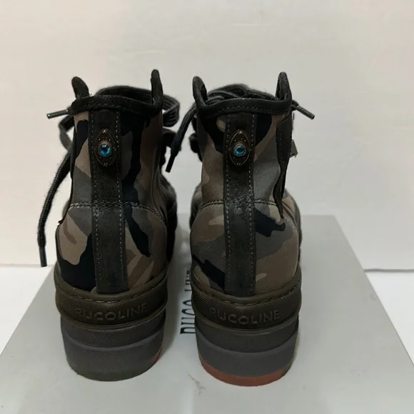 Brand new in box Rico Line Melody thunder Army Militare platform sneakers Sz 35 - Picture 3 of 9